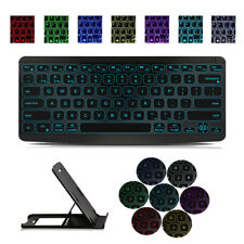 Wireless Bluetooth 3.0 Keyboard Slim Backlit For PC Windows Android iOS Mac iPad picture