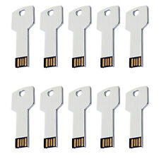 10Pcs/lot 1G 2G 4G 8G 16G 32G Metal Key Model USB 2.0 Flash Drive Thumb Stick US picture