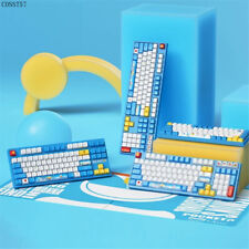 Anime Doraemon Gaming Mechanical Keyboard Wired 87/98 Keys For Desktop PC Laptop picture