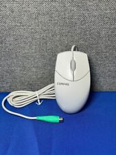 Vintage Logitech Compaq 3 Button Mechanical Ball Scroll Computer Mouse - 6 Pin picture