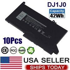 10PCS DJ1J0 Battery For Dell Latitude 12 7280 7290 13 7380 7390 14 7480 7490 picture