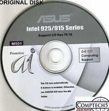 ASUS GENUINE VINTAGE ORIGINAL DISK FOR P5AD2-XE P5AD2 DELX P5GD2 PREM Disk M551 picture