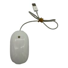 Genuine Vintage Apple Mighty Mouse Wired USB White Model A1152 Optical picture