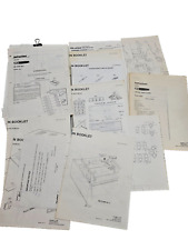 Lot Vintage 1970's Heathkit Illustration Booklet Pictoral's, Instructions &Forms picture