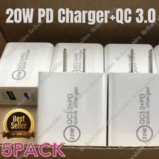 20W USB Type-C Wall Fast Charger PD Power Adapter For iPhone 14 12 13 15 XR Lot picture