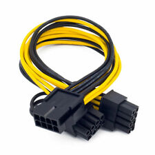 CPU 8 pin to Dual 6+2 pin GPU PCI-E PCI Express EPS12V Adapter Splitter Cable  picture