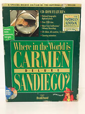 BRODERBUND WHERE IN THE WORLD IS CARMEN SANDIEGO?  DELUXE EDITION CD ROM picture