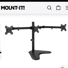 Mount It Triple Monitor Stand 19 inch to 27 inch Screen Sizes picture