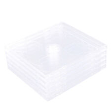  5 Pcs Media Video Storage Case CD Package Disc Videos Glass picture