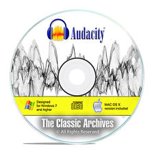 Audacity, Professional Studio Audio Recording, MP3 Music Editing Software CD F16 picture