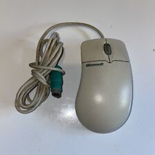 Vintage Microsoft Intellimouse 1.1A PS/2 Scroll-Wheel Rollerball Mouse picture