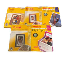 (5) Vintage Kodak Photo Paper 8.5x11” High Gloss, Matte, Semi-Gloss 360 Sheets picture