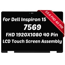 LCD Touch Screen for Dell Inspiron 15 7569 p58f p58f001 Digitizer Assembly Bezel picture