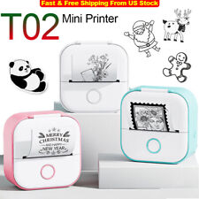 Phomemo Mini Printer - T02 Sticker Portable Small Printer Machine with Paper US picture
