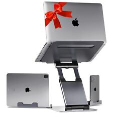 Ergonomic Laptop Stand for Desk, Adjustable Height up to 20