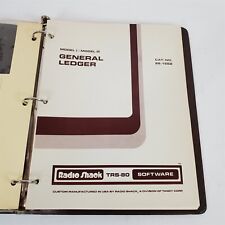 VTG 1981 Original TRS-80 Model I / III General Ledger Software & Manual 26-1552 picture