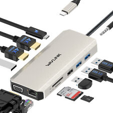 USB C Docking Station Triple Display 85W Charging 2x4K HDMI 1x2K VGA USB 3.0 picture