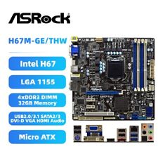 Asrock H67M-GE/THW Motherboard M-ATX Intel H67 LGA1155 DDR3 SATA2/3 HDMI S/PDIF picture