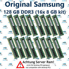 128 GB (16x 8 GB) Rdimm ECC DDR3-1600 HP HPE Proliant ML350p Gen8 G8 Server RAM picture