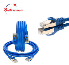 Cat7 S/FTP Ethernet Patch Cord High Speed LAN Network Cable Blue 25ft- 200ft LOT picture