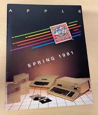 Apple Computers Spring 1981 Brochure Catalog Salesman Guide Apple II Apple III picture