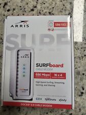 ARRIS Surfboard SB6183 Cable Modem, White For Comcast Xfinity 0R26050#3 picture