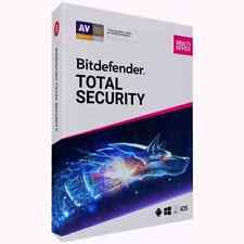 BITDEFENDER TOTAL SECURITY 2024 with 200mb VPN - 5 DEVICE 1 YEAR - DOWNLOAD CODE picture