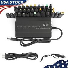 120W Car Home 34 Tips Power Supply Adapter Charger for Laptop Notebook US Plug picture