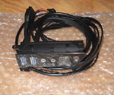 New Black Front I/O IO Panel USB Audio Power Reset Switch 4 Corsair Crystal 280X picture