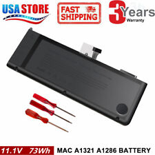 A1321 Laptop Battery for MacBook Pro 15 inch A1286 (Mid 2009 2010) 020-6380-A  picture