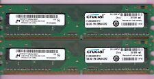2GB 2x1GB PC2-6400 DDR2-800 CRUCIAL CT12864AA800.8FHZ MICRON Desktop Memory Kit picture