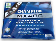 NEW SEALED NVIDIA GeForce2 MX400 AVG 64MB DDR SDRAM Graphics Card Mad Dog picture