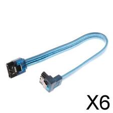 6X SATAIII Data Drive Cable with Locking Latch 200mm Straight to Right picture