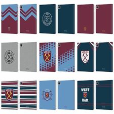 OFFICIAL WEST HAM UNITED FC 2018/19 CREST LEATHER BOOK CASE FOR APPLE iPAD picture