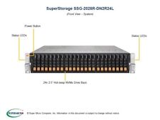 Supermicro SSG-2028R-DN2R24L 2U 24-Bay NVMe Barebones Storage Server NEW INSTOCK picture