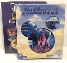 (LOT OF 2) Walt Disney World Explorer 25th & Classic Print Studio Windows Cd Rom picture