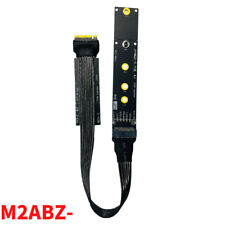M.2 M-KEY to PCIE 4.0 Extension Cable Gen4.0 Silver-plated for NVMe M.2 SSD New picture