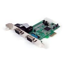 StarTech.com PEX2S553 2 Port Native PCIe RS232 Serial Adapter Card with 16550 UA picture