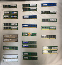 Lot of 26 Dell, Kingston, Crucial, Elpida, Adata, ATP, Apacer RAM Memory Sticks picture
