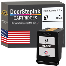 DoorStepInk Remanufactured in the USA Ink Cartridge for HP 67 Black picture