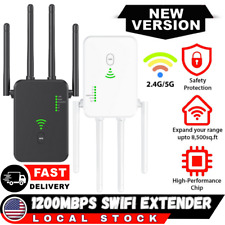 WiFi Extender Repeater Range Internet Router Signal Booster Wireless 5G 1200Mbps picture