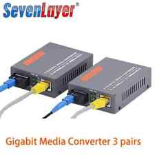 Gigabit Fiber Optical Media Converter HTB-GS-03 A&B 1000Mbps Single Mode Fiber picture