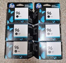 Lot of (4) Genuine HP 96 C8767WN Black Ink Cartridges Sealed New in Factory Box picture