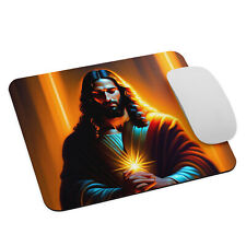 Jesus Christ and cross Mouse pad picture
