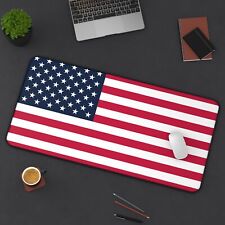 USA United States of America Flag - High Quality Stitched Edges - Desk Mouse Pad picture