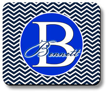 Monogram Initial Family Name Personalized Custom Mouse Pad 1/8in or 1/4in Thick picture