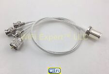UHF Female Bulkhead SO239 to 1X Male PL259 3X BNC MALE Combiner RG178 RF CABLE picture