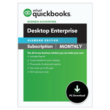 3 User QuickBooks Enterprise Diamond 2024 + Payroll - 20% OFF Every Month picture