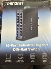 TRENDnet TI-G162 16-Port Hardened Industrial Gigabit DIN-Rail Switch picture