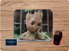 BABY GROOT THINKING MOUSEPAD MOUSE PAD HOME OFFICE GIFT GUARDIANS OF THE GALAXY picture